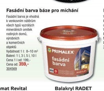 Fasádní barva báze pro míchání - UNI HOBBY akcniletaky.com