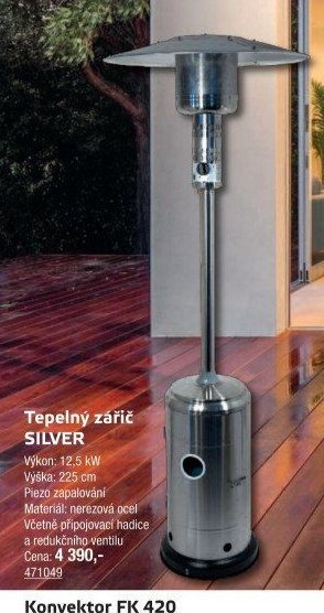 Tepelný zářič SILVER - UNI HOBBY akcniletaky.com
