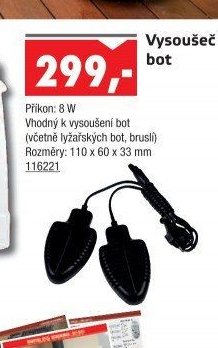 Vysoušeč bot - UNI HOBBY akcniletaky.com
