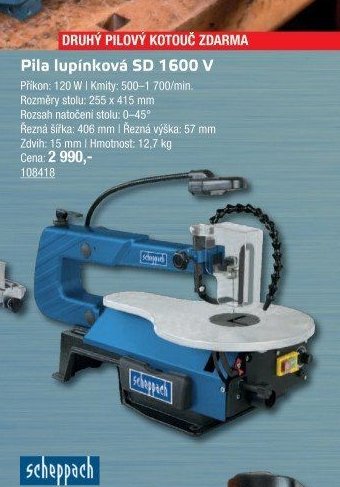 Pila lupínková SD 1600 V - UNI HOBBY akcniletaky.com
