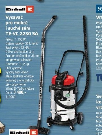Vysavač pro mokré i suché sání TE-VC 2230 SA - UNI HOBBY akcniletaky.com