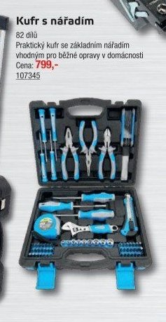 Kufr s nářadím 82 dílů - UNI HOBBY akcniletaky.com