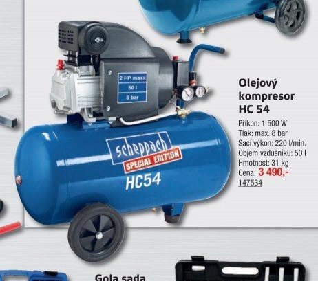 Olejový kompresor HC 54 - UNI HOBBY akcniletaky.com