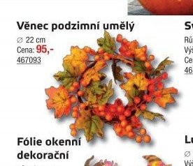 Věnec podzimní umělý - UNI HOBBY akcniletaky.com