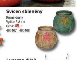 Svícen skleněný - UNI HOBBY akcniletaky.com