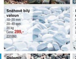 Sněhově bílý valoun - UNI HOBBY akcniletaky.com