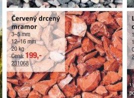 Červený drcený mramor - UNI HOBBY akcniletaky.com