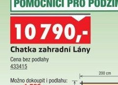 Chatka zahradní Lány - UNI HOBBY akcniletaky.com