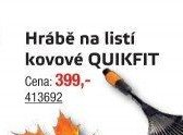 Hrábě na listí kovové QUIKFIT - UNI HOBBY akcniletaky.com