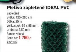 Pletivo zapletené IDEAL PVC - UNI HOBBY akcniletaky.com