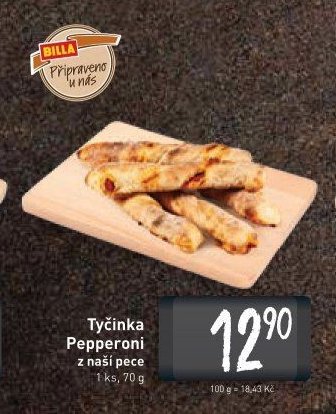 Tyčinka Pepperoni z naší pece