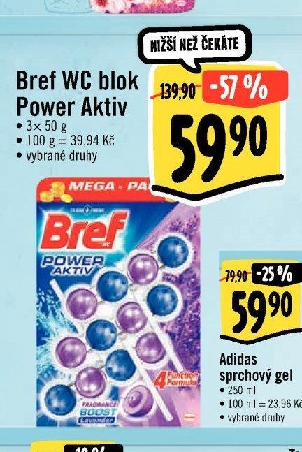 Bref WC blok Power Aktiv