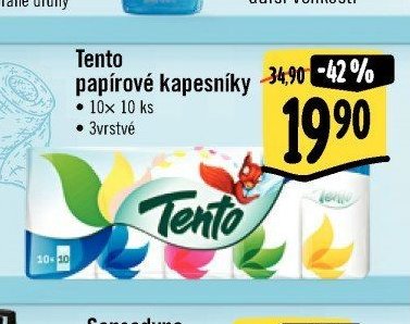 Tento papírové kapesníky