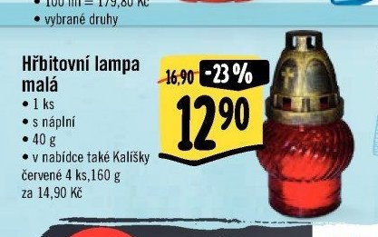 Hřbitovní lampa malá