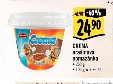 CREMA arašídová pomazánka