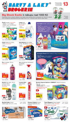 akční leták Barvy a laky drogerie 29.9.2020-18.10.2020