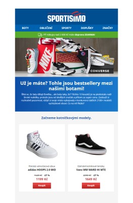 akční leták Sportisimo 27.9.2020-2.10.2020