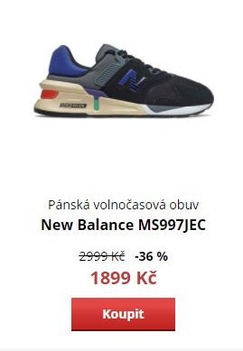 Pánská volnočasová obuv New Balance MS997JEC