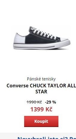 Pánské tenisky Converse CHUCK TAYLOR ALL STAR