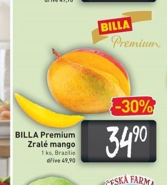 BILLA Premium Zralé mango