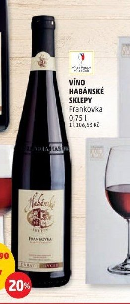 VÍNO HABÁNSKÉ SKLEPY Frankovka
