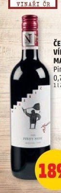 Červené víno Maděřič Pinot noir