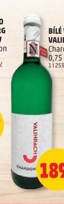 Bílé víno Valihrach Chardonnay
