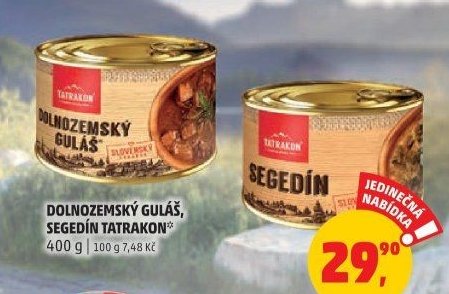 Dolnozemský guláš, Segedín Tatrakon