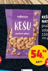 KEŠU NATURALIA pražené solené 150 g