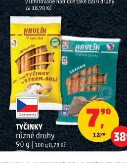 TYČINKY různé druhy 90 g