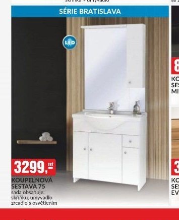 Koupelnová sestava 75 - bauMax akcniletaky.com