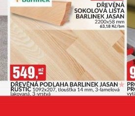 DŘEVĚNÁ PODLAHA BARLINEK JASAN RUSTIC - bauMax akcniletaky.com