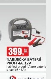 NABÍJEČKA BATERIÍ PROFI 4A, 12V - bauMax akcniletaky.com
