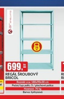 REGÁL ŠROUBOVÝ BRICOL - bauMax akcniletaky.com