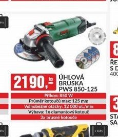 ÚHLOVÁ BRUSKA PWS 850-125 - bauMax akcniletaky.com