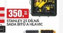 STANLEY 25 DÍLNÁ SADA BITŮ A HLAVIC - bauMax akcniletaky.com