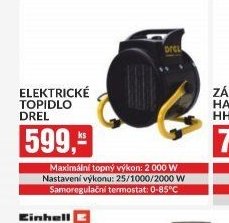 ELEKTRICKÉ TOPIDLO DREL - bauMax akcniletaky.com
