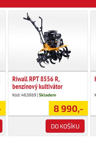 Riwall RPT 8556 R, benzínový kultivátor - UNI HOBBY akcniletaky.com