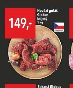 Hovězí guláš Globus krájený 1 kg