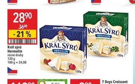 Král sýrů Hermelín