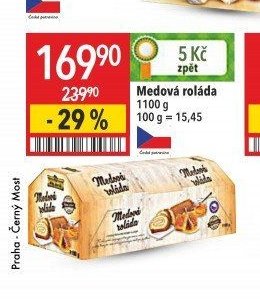 Medová roláda