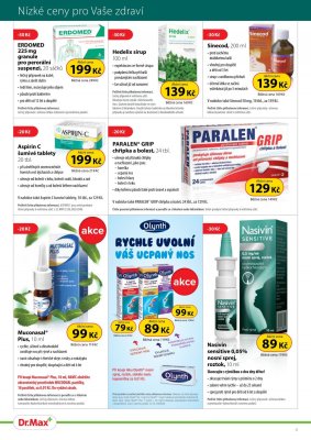 akční leták Dr. Max 1.10.2020-31.10.2020