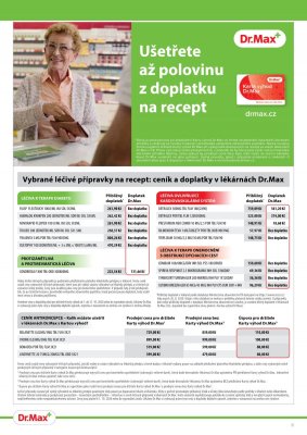 akční leták Dr. Max 1.10.2020-31.10.2020