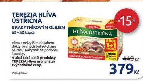 TEREZIA HLÍVA ÚSTŘIČNÁ