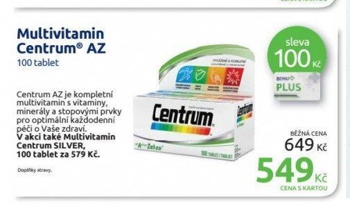 Multivitamin Centrum AZ 100 tablet