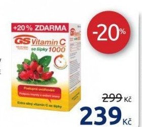 GS Vitamin C1000 se šípky