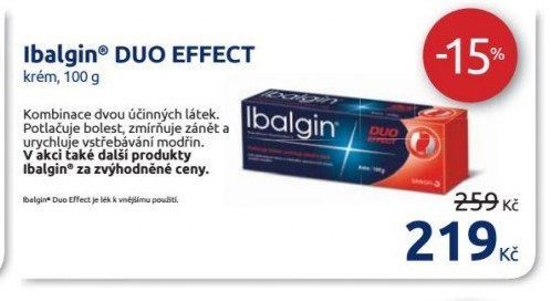 Ibalgin DUO EFFECT krém, 100 g