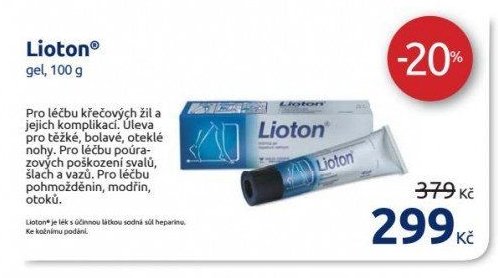 Lioton gel, 100 g