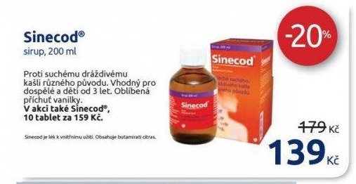 Sinecod sirup, 200 ml