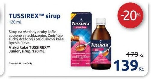 TUSSIREX sirup 120 ml